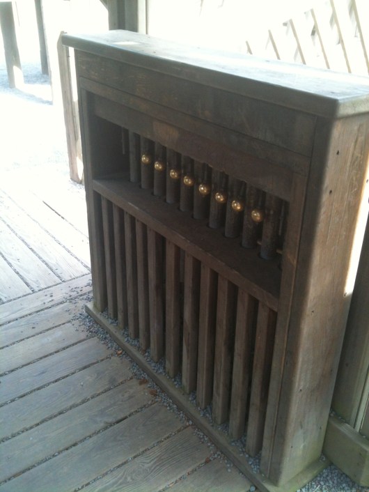 A xylophone at Anuenue Playground. 