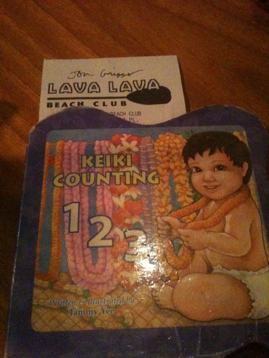 It's the little local charming touches, like bringing the bill inside of a keiki board book, that really make Lava Lava Beach Club an experience to remember. Thanks again to our server for a wonderful evening!