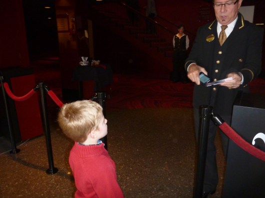 Tickets please! T's first performance of The Nutcracker coming up shortly!