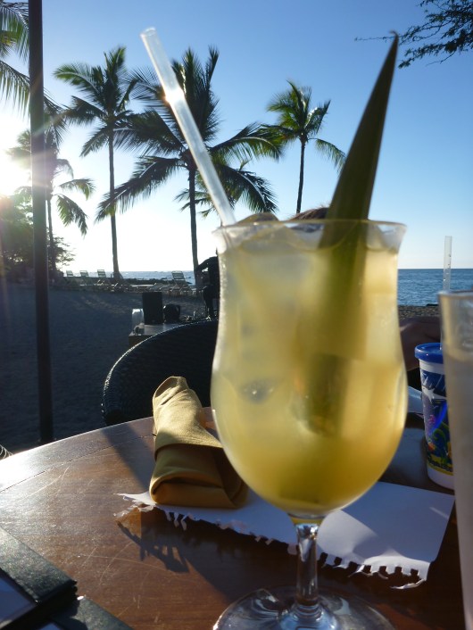 A Gilligan's Girl cocktail at Lava Lava Beach Club.