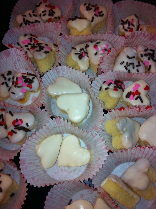 Make hearts-a-flutter with these sweet candy-coated cakes on Valentine's Day!