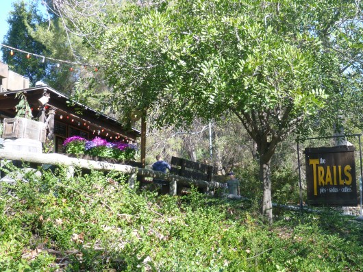 The Trails Cafe off Fern Dell Drive in Griffith Park, Los Angeles.