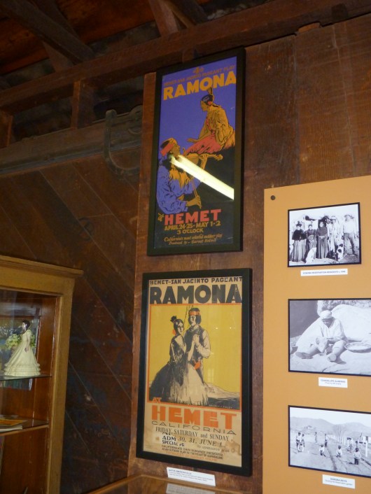 Old advertising posters for the "Ramona" pageant, or what's proclaimed on its website as America's longest running drama (est. 1923). This year's performances will be held April 20 & 21, April 27 & 28 and May 4 & 5, 2013, at the Ramona Bowl Amphitheatre in Hemet, CA.