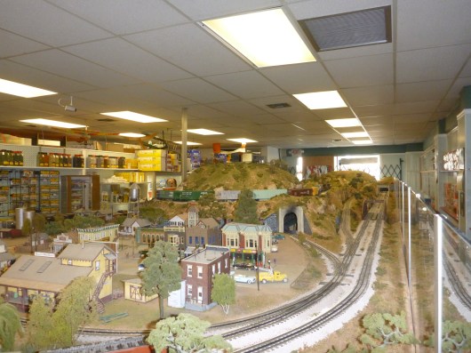 Dynamic Hobbies prides itself on their O-gauge model train layout.