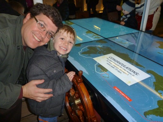 Great job, C and T! You steered Cutty Sark to London's port in a mere 77 days!