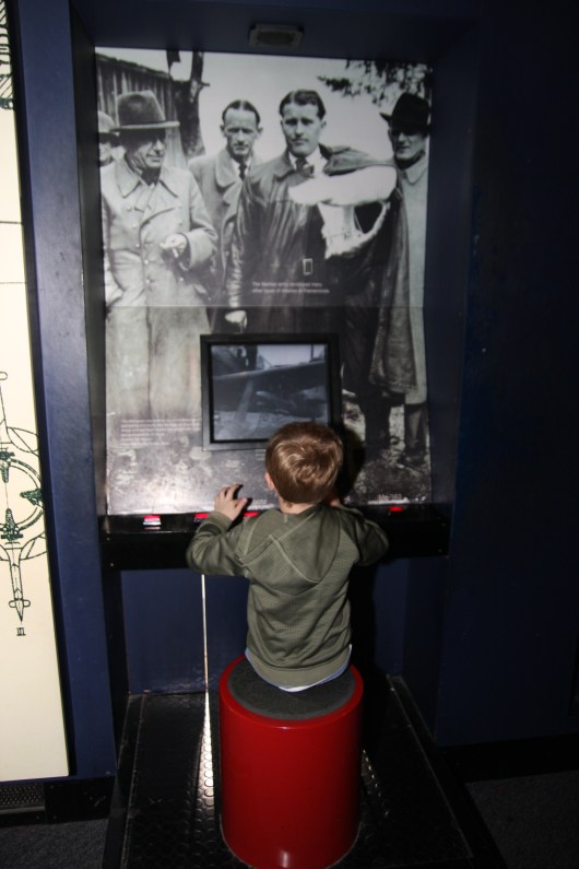 T cracking codes at the Alan Turing exhibit at the Science Museum, London.