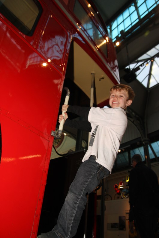 T had so much fun at the London Transport Museum!