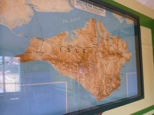 Hmm, does the Isle of Wight remind anyone out there of another certain isle devoted to the love of all things steam train-related?!