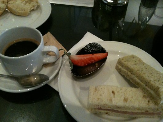 Tea time at The Waldorf Hilton!