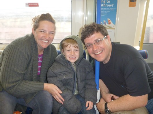 We say goodbye to London...