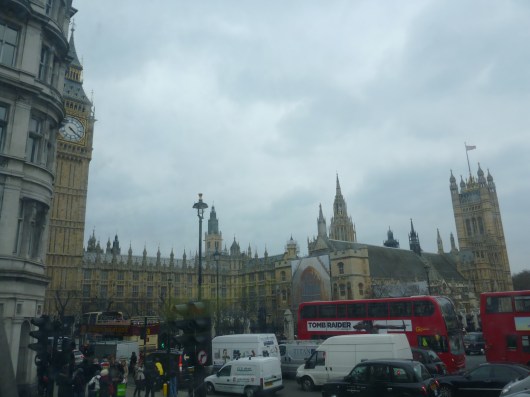 BONG BONG BONG! It's Big Ben and Parliament, or a sure sign we must be in London, baby!