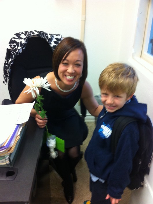 We absolutely adore and respect our school principal, Dr. An. We are very lucky to have such a great leader at T's school!