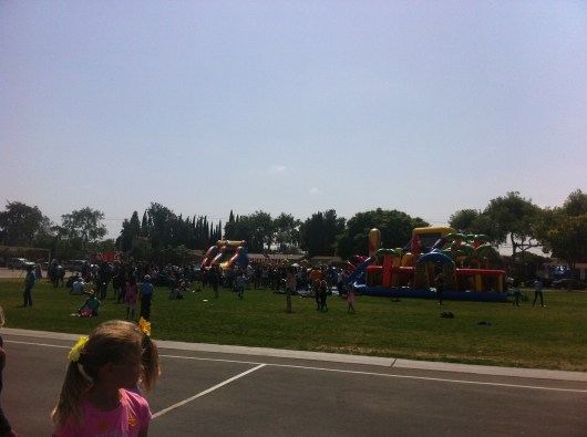 T's school carnival was a whole lot of fun, Friday or not!