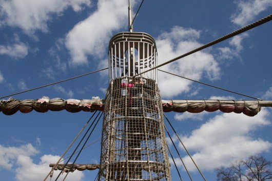 Yep, T made it to the top! Land ho!