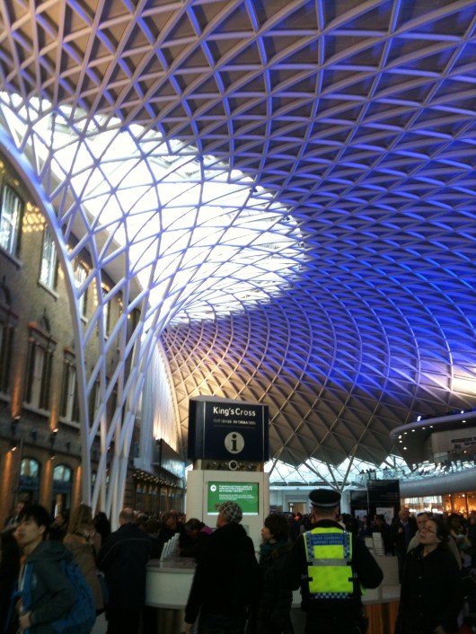 King's Cross Rail Station in London.