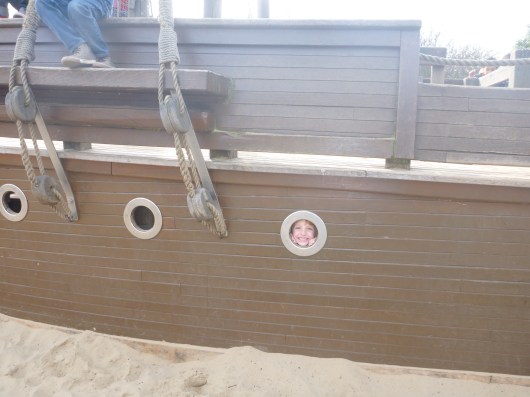 Remember to take a peek at the local parks and playgrounds when on vacation with the kids!