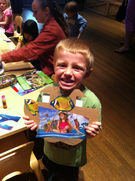 T's ark... I think someone has Hawaii on his mind!