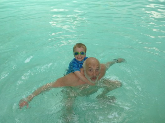 Thanks Coach Bob! We'll see you this summer not in the pool but on stage with Elm Street Band. Yes, T's swim teacher is in a local band. I told you he was pretty great!