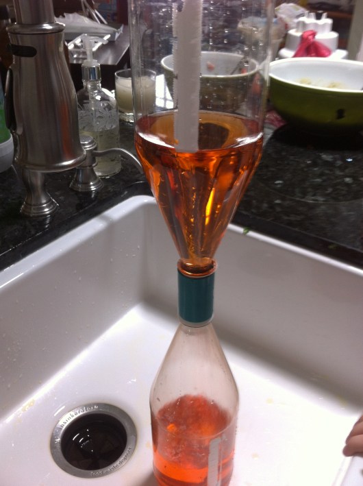 A tornado in a bottle! I think we have our science fair project for next year (yes, Kindergarteners are welcome to submit science projects... this isn't your K class, RMT'ers!).