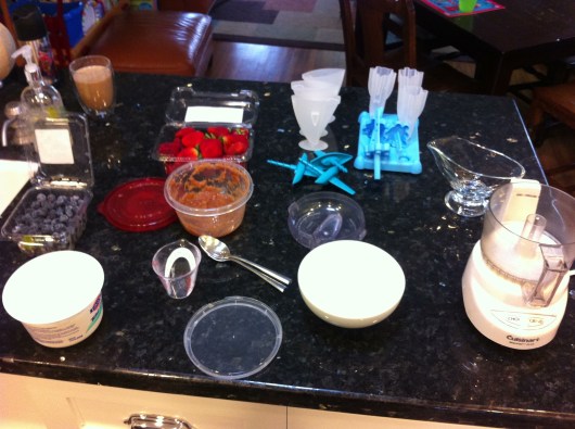 Getting ready for Round 2 of my summertime ice pop adventures: Enter Greek yogurt.