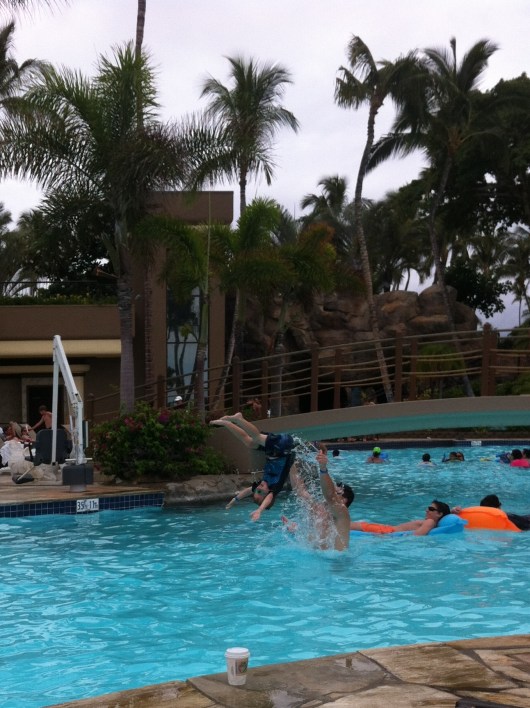 Flipping good times on the Big Island at the Hilton Waikoloa Village Resort!