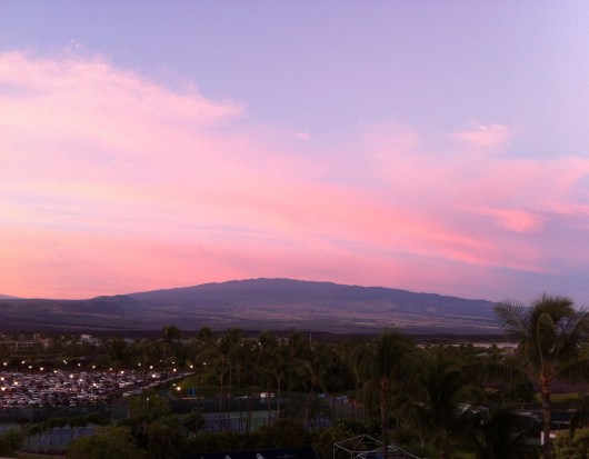 Good morning from the Hilton Waikoloa Village!