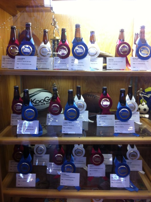 Award-winning brews. Cheers!