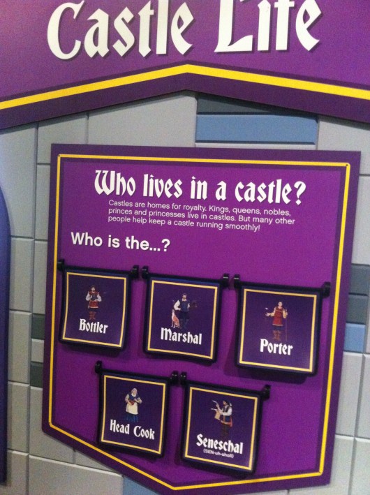Visitors can bone up on castle facts at the LEGO Castle exhibit at the Discovery Science Center.