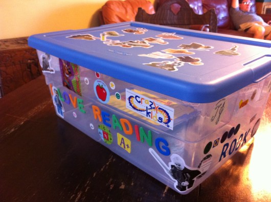 T really does love reading. This year, his teacher requests that we sit with him 20 minutes on average per night. That's easy as I've been reading about that much if not more nightly since he was three months old (I'm not kidding).