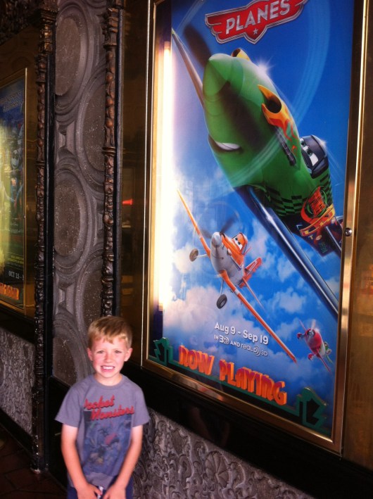 T's just before seeing Planes at the El Capitan Theatre!