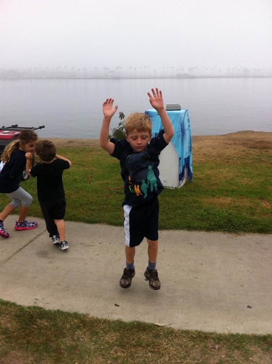 Jump in the air like you care, T!