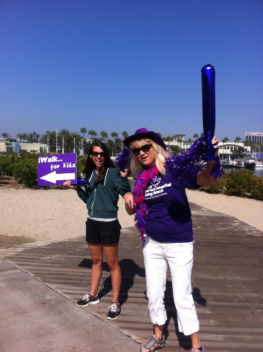 Wonderful volunteers like these gals cheered us on throughout the event.