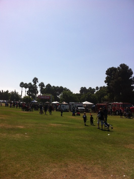 We made it to the finish line! And look at all the fun waiting for us?!