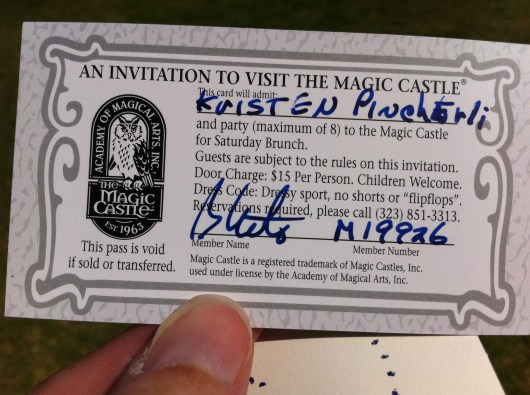I've coveted this for a long, long time. Thanks to the folks from the Magic Castle for making their appearance and doing their magic at this year's iWalk... for Kids!