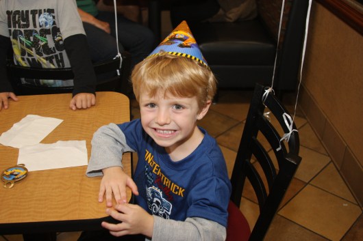 T on his 4th birthday!