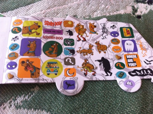 Scooby-Doo stickers also work as Halloween-themed crafting supplies, right?