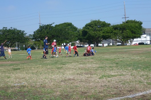 On T's next defensive play, he stopped this opponent from scoring!