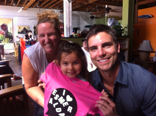 Thanks again to H for our fun Shout Out! play date at Viento y Agua with T-shirt creator Colin Egglesfield!