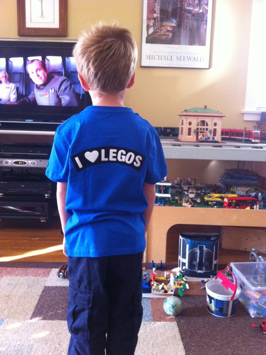 Yes, we know T... some boys love the ladies, but we know you love the LEGOs.