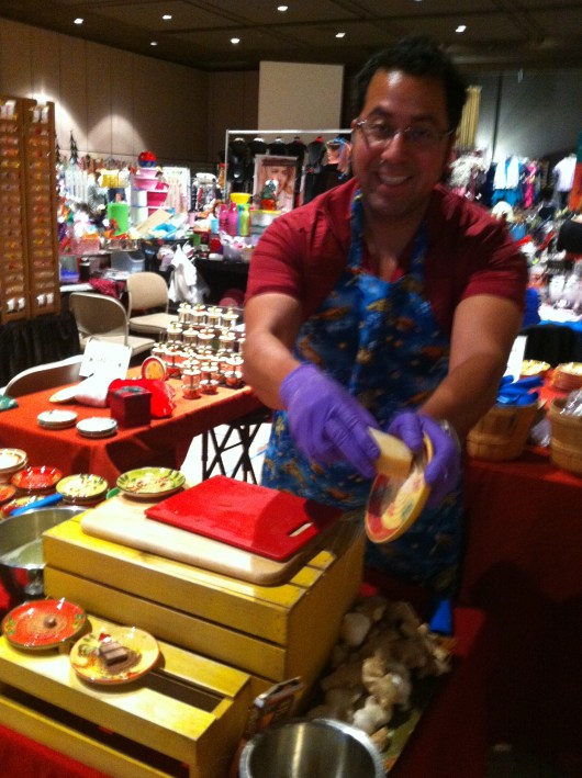 I was fascinated with this demonstration, so much so I bought a few to give as gifts this holiday season. I'm not telling exactly what it is for fear of blowing the cover off a few surprises, if I haven't already.