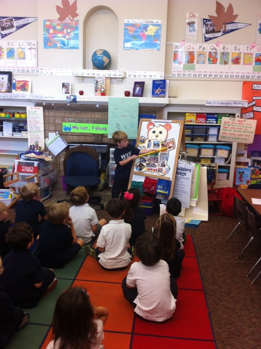 T presents Beary Potter to his class!