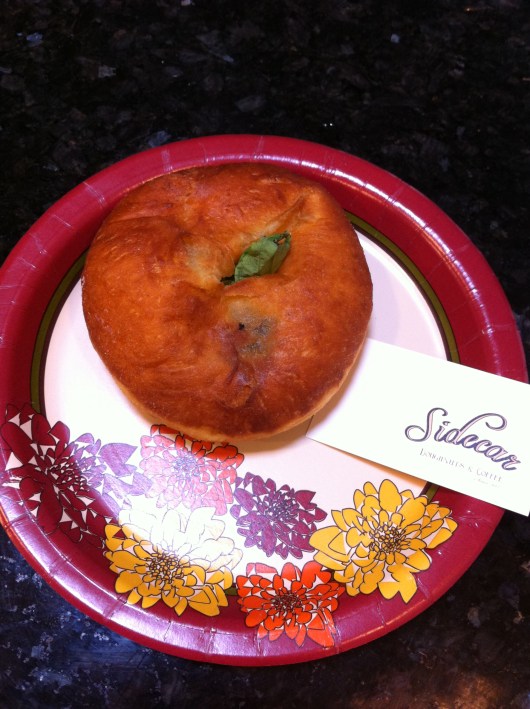 Green Eggs and Ham from Sidecar Doughnuts.