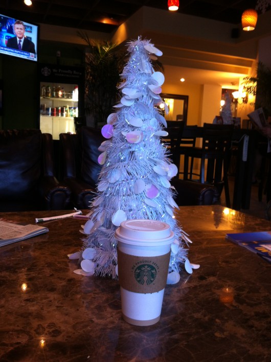 A familiar view on both of our mornings at the Santa Ynez Valley Marriott.