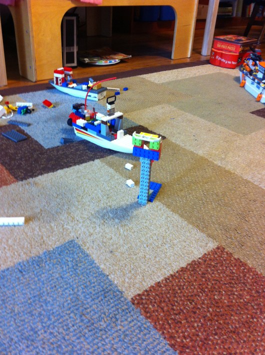 In true T form, he built a LEGO-inspired basketball model when he started the season.