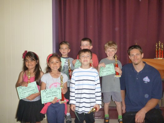 From the banquet, which was held Saturday.