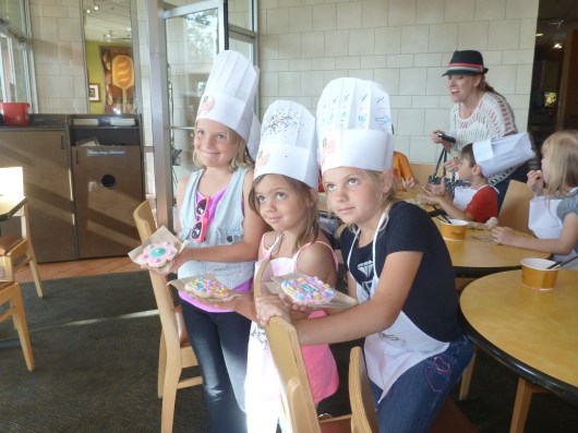 Some more class members showing off their cookies.