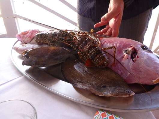 Fresh fish platter from the incredible chef at Le Ti Provencal, Grand Case, St. Martin.