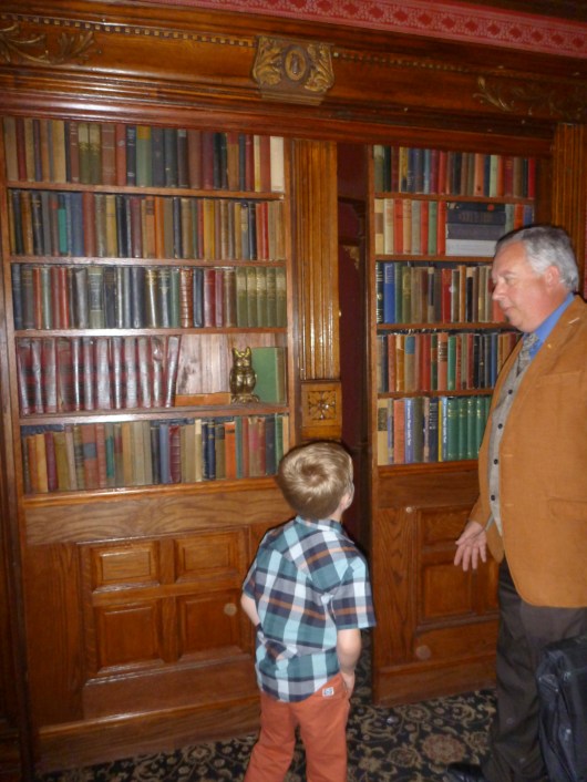 T learns the secret password to get beyond the lobby of The Magic Castle. I won't reveal that here just in case you go. It's more fun to take in that experience personally.