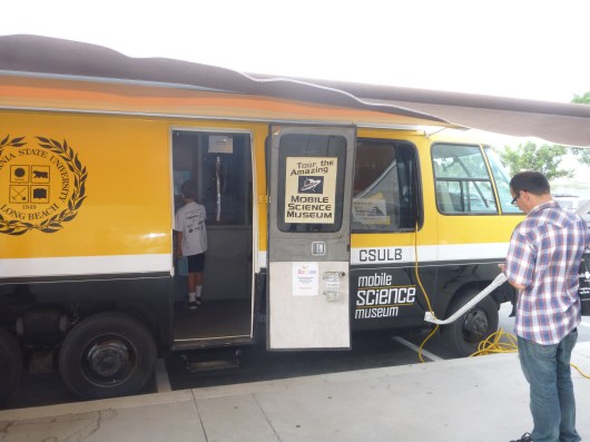 CSULB's Mobile Science Museum came to LBUSD's District Science Fair this May to help entertain and educate students, parents, and teachers about a variety of Earth, physical, and other areas of scientific study.