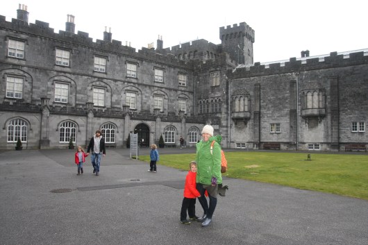 T and I at Kilkenny Castle, Ireland (April 2013).